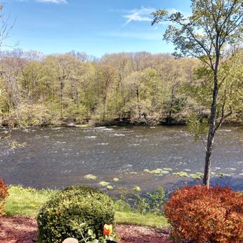 Double Eagle Lodge - View from the patio - Hotels Near Me - Pulaski, New York
