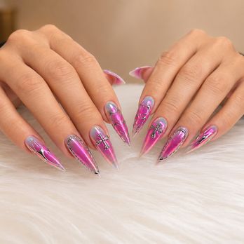 Confessionail Studio - Gel X with ombré/chrome and 3D NailArt - Nail Salons Near Me - Los Angeles, California Confessionail Studio - Gel X with ombré/chrome and 3D NailArt - Nail Salons Near Me - Los Angeles, California