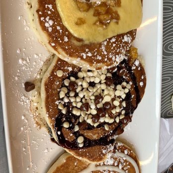 Hatch - Pineapple upside down, chocolate chip, and cinnamon roll pancakes - Breakfast & Brunch Near Me - Huntington, New York Hatch - Pineapple upside down, chocolate chip, and cinnamon roll pancakes - Breakfast & Brunch Near Me - Huntington, New York