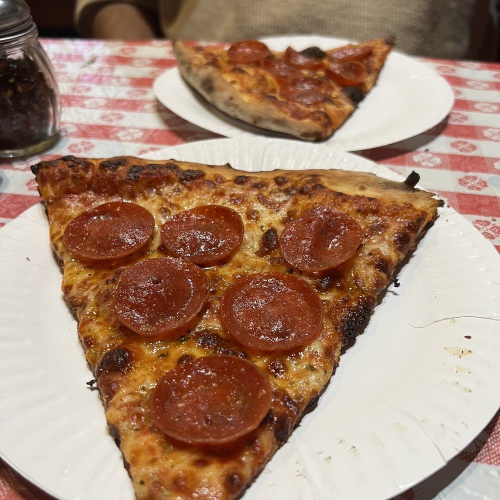 Gino's Sicilian Express - Pepperoni slice - Pizza Near Me - Santa Barbara, California Gino's Sicilian Express - Pepperoni slice - Pizza Near Me - Santa Barbara, California