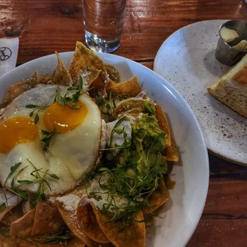 Social - Chilaquiles with no added protein - New American Near Me - Costa Mesa, California