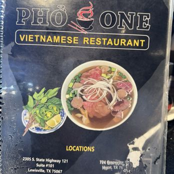 Pho One - menu - Vietnamese Near Me - Lewisville, Texas Pho One - menu - Vietnamese Near Me - Lewisville, Texas