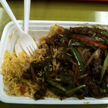 Jin-Jin Chinese Restaurant - Hot ans spicy beef with pork fried rice $7.00 - Chinese Near Me - Niceville, Florida
