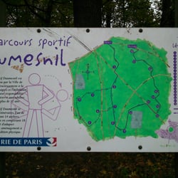 Panneau au début du parcours