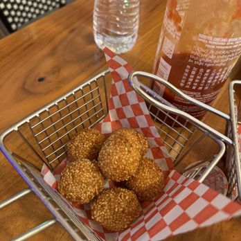 Non’s Kitchen - Sesame Crispy Red Bean Balls (3) - Bubble Tea Near Me - Anaheim, California Non’s Kitchen - Sesame Crispy Red Bean Balls (3) - Bubble Tea Near Me - Anaheim, California