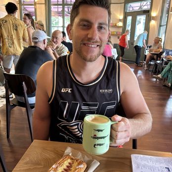 Congregation Coffee - Pistachio Latte  Raspberry Danish - Coffee & Tea Near Me - New Orleans, Louisiana