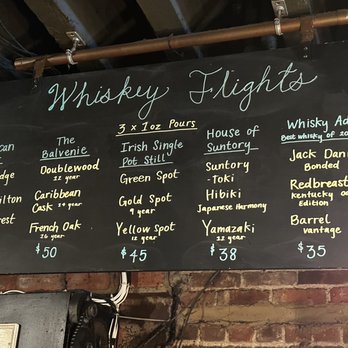 Independence Bar - a menu for whiskey flights - Bars Near Me - New York, New York Independence Bar - a menu for whiskey flights - Bars Near Me - New York, New York
