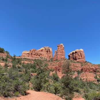 Cathedral Rock - Cathedral Rock from the Easy Breezy Trail - Hiking Near Me - Sedona, Arizona Cathedral Rock - Cathedral Rock from the Easy Breezy Trail - Hiking Near Me - Sedona, Arizona