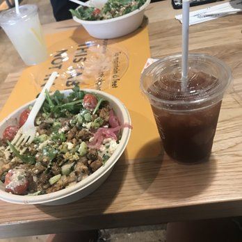 CAVA - delish chicken right rice bowl - Mediterranean Near Me - Hingham, Massachusetts