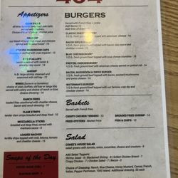 Front of menu Aug 2026