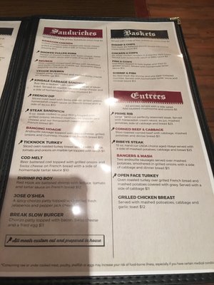 Menu photo 1 Pied Piper Pub & Inn Eureka Springs, AR