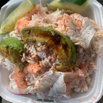 Ceviche Love - Shrimp Tostada - Seafood Near Me - Austin, Texas Ceviche Love - Shrimp Tostada - Seafood Near Me - Austin, Texas