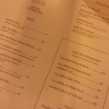 The Gage - New American Near Me - Chicago, Illinois The Gage - New American Near Me - Chicago, Illinois
