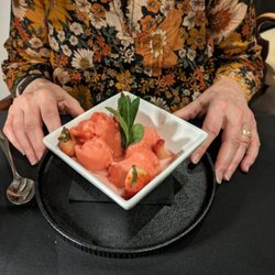 Idlewyld Restaurant - Sorbet! Yum!