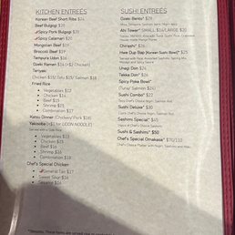 Menu Menu
