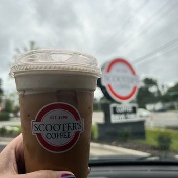 Scooter's Coffee - Pumpkin spice latte w/ pumpkin cream cold foam 9/10/22 - Coffee & Tea Near Me - Huntsville, Alabama Scooter's Coffee - Pumpkin spice latte w/ pumpkin cream cold foam 9/10/22 - Coffee & Tea Near Me - Huntsville, Alabama