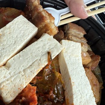 SGD Tofu & BBQ Restaurant - A8. Pork Belly with Kimchi - Korean Near Me - Niles, Illinois SGD Tofu & BBQ Restaurant - A8. Pork Belly with Kimchi - Korean Near Me - Niles, Illinois