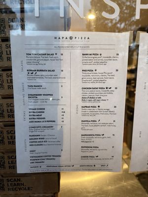 Menu photo 1 Hapa Pizza Beaverton, OR