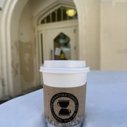 The Meantime Coffee - Coffee in snow outside