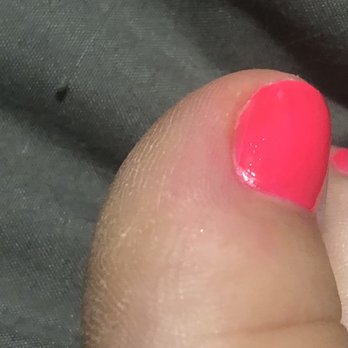 Hiatus Day Spa - Dry skin and polish still left on skin - Nail Salons Near Me - Austin, Texas