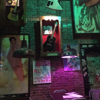 Rum Boogie Cafe - There is easily more than a hundred guitar decorating the walls and ceiling - Bars Near Me - Memphis, Tennessee