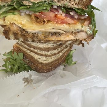 Proper Sandwich - Blackened chicken sandwich on marble rye - Sandwiches Near Me - Las Vegas, Nevada Proper Sandwich - Blackened chicken sandwich on marble rye - Sandwiches Near Me - Las Vegas, Nevada