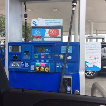Mobil - a gas station with a blue gas pump - Gas Stations Near Me - Hallandale Beach, Florida Mobil - a gas station with a blue gas pump - Gas Stations Near Me - Hallandale Beach, Florida