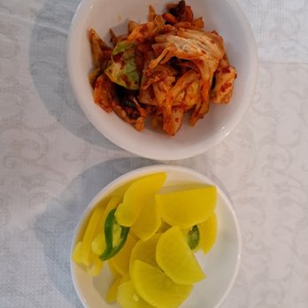JJamPPong - Complimentary kimchi and pickled daikon radish - Chinese Near Me - San Francisco, California JJamPPong - Complimentary kimchi and pickled daikon radish - Chinese Near Me - San Francisco, California