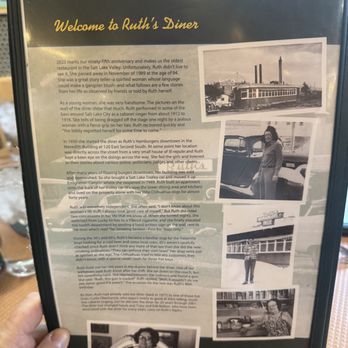Ruth's Diner - The story [repeated] - Diners Near Me - Salt Lake City, Utah