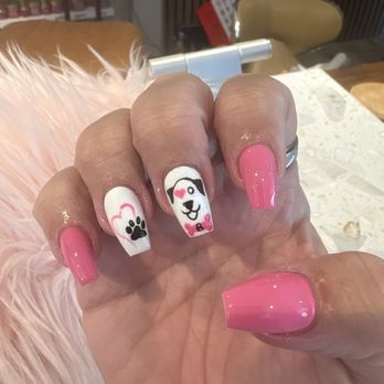 American Nail Style - Thank you for doing my nails in memory of my dog they came out amazing. I love them. - Nail Salons Near Me - Weymouth, Massachusetts American Nail Style - Thank you for doing my nails in memory of my dog they came out amazing. I love them. - Nail Salons Near Me - Weymouth, Massachusetts