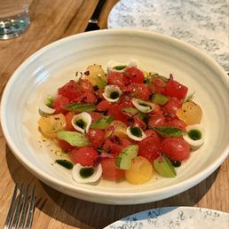 Tomato melon salad (Aug 2026) Tomato melon salad (Aug 2026)