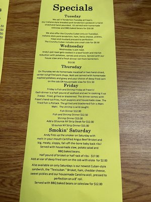Menu photo 3 Fraze's Scratch Cookin' Holly Hill, FL Menu photo 3 Fraze's Scratch Cookin' Holly Hill, FL