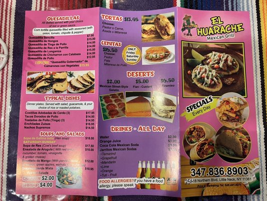 Menu photo 4 El Huarache Queens, NY
