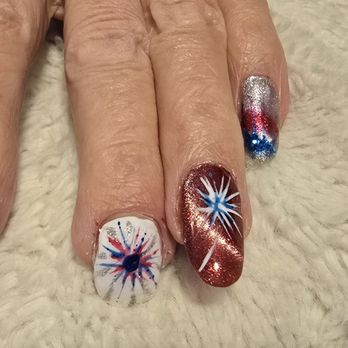 Star Nails - One hand :-) - Nail Salons Near Me - Portland, Oregon Star Nails - One hand :-) - Nail Salons Near Me - Portland, Oregon