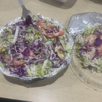 Extreme Hummus - Extreme Chicken Bowl (with extra salad) - Mediterranean Near Me - Citrus Heights, California