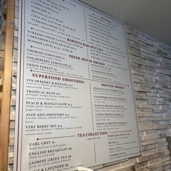 Cheminé - Drinks menu - Coffee & Tea Near Me - San Francisco, California