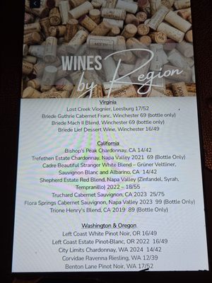 Menu photo 5 CRUSH Wine Bar Winchester, VA Menu photo 5 CRUSH Wine Bar Winchester, VA