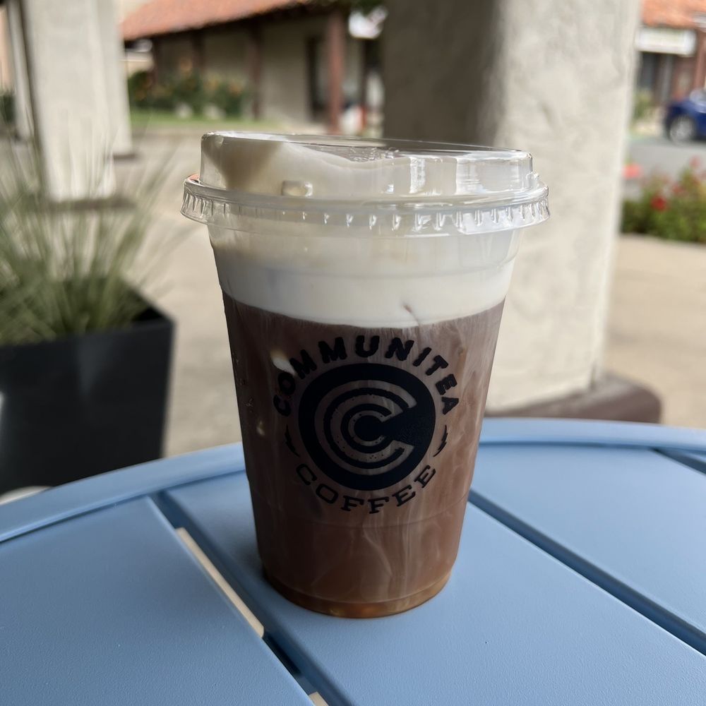 Communitea Coffee - Cold Brew with Peppermint Cold Foam - Coffee & Tea Near Me - Brea, California Communitea Coffee - Cold Brew with Peppermint Cold Foam - Coffee & Tea Near Me - Brea, California