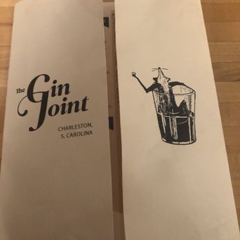 The Gin Joint - Menu - Cocktail Bars Near Me - Charleston, South Carolina The Gin Joint - Menu - Cocktail Bars Near Me - Charleston, South Carolina