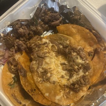 Mario's Seafood - Tacos de Birria. Just fat, no meat - Seafood Near Me - Austin, Texas