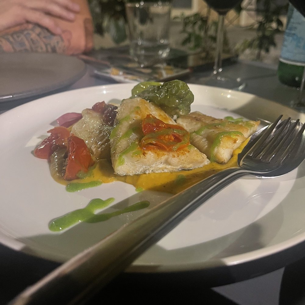 Pan seared cod Pan seared cod