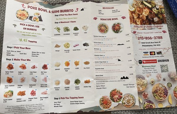 Menu photo 2 Hibachi Express Philadelphia, PA Menu photo 2 Hibachi Express Philadelphia, PA
