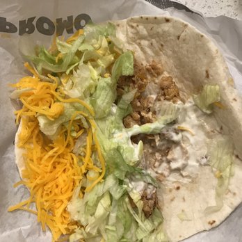 Del Taco - Chicken soft taco - Fast Food Near Me - South Jordan, Utah