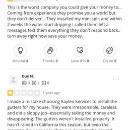 Similar cases where he gets mad and doesn't fix his workers issues
