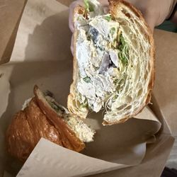 Ploughman's Deli & Cafe - Chicken salad croissant