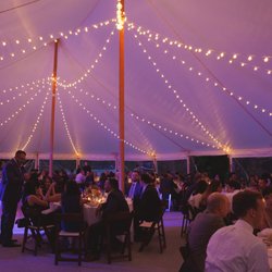 Glen Magna Farms - Bistro lighting!