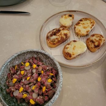 Santuari - Steak Tartare served with cheesy toasted sourdough - Venues & Event Spaces Near Me - Los Angeles, California Santuari - Steak Tartare served with cheesy toasted sourdough - Venues & Event Spaces Near Me - Los Angeles, California