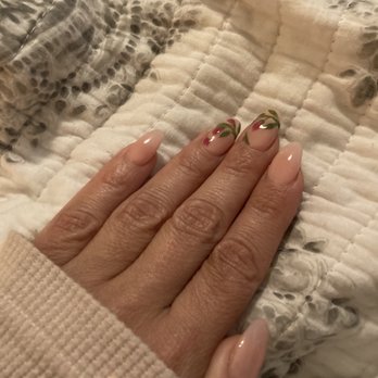 Full Line Nail Spa - Almond set with gel - Nail Salons Near Me - Hacienda Heights, California Full Line Nail Spa - Almond set with gel - Nail Salons Near Me - Hacienda Heights, California
