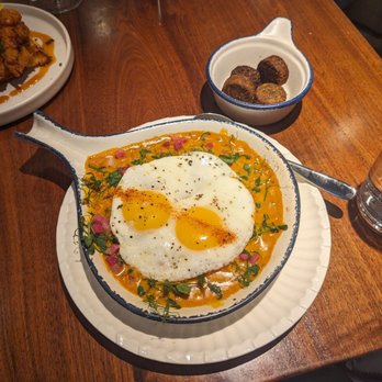 Unconventional Diner - sweet potato shakshuka with falafel on the side - Breakfast & Brunch Near Me - Washington, DC, District of Columbia Unconventional Diner - sweet potato shakshuka with falafel on the side - Breakfast & Brunch Near Me - Washington, DC, District of Columbia