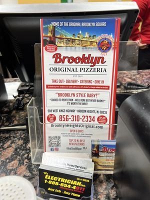 Menu photo 8 Brooklyn Original Pizzeria Haddon Heights, NJ Menu photo 8 Brooklyn Original Pizzeria Haddon Heights, NJ